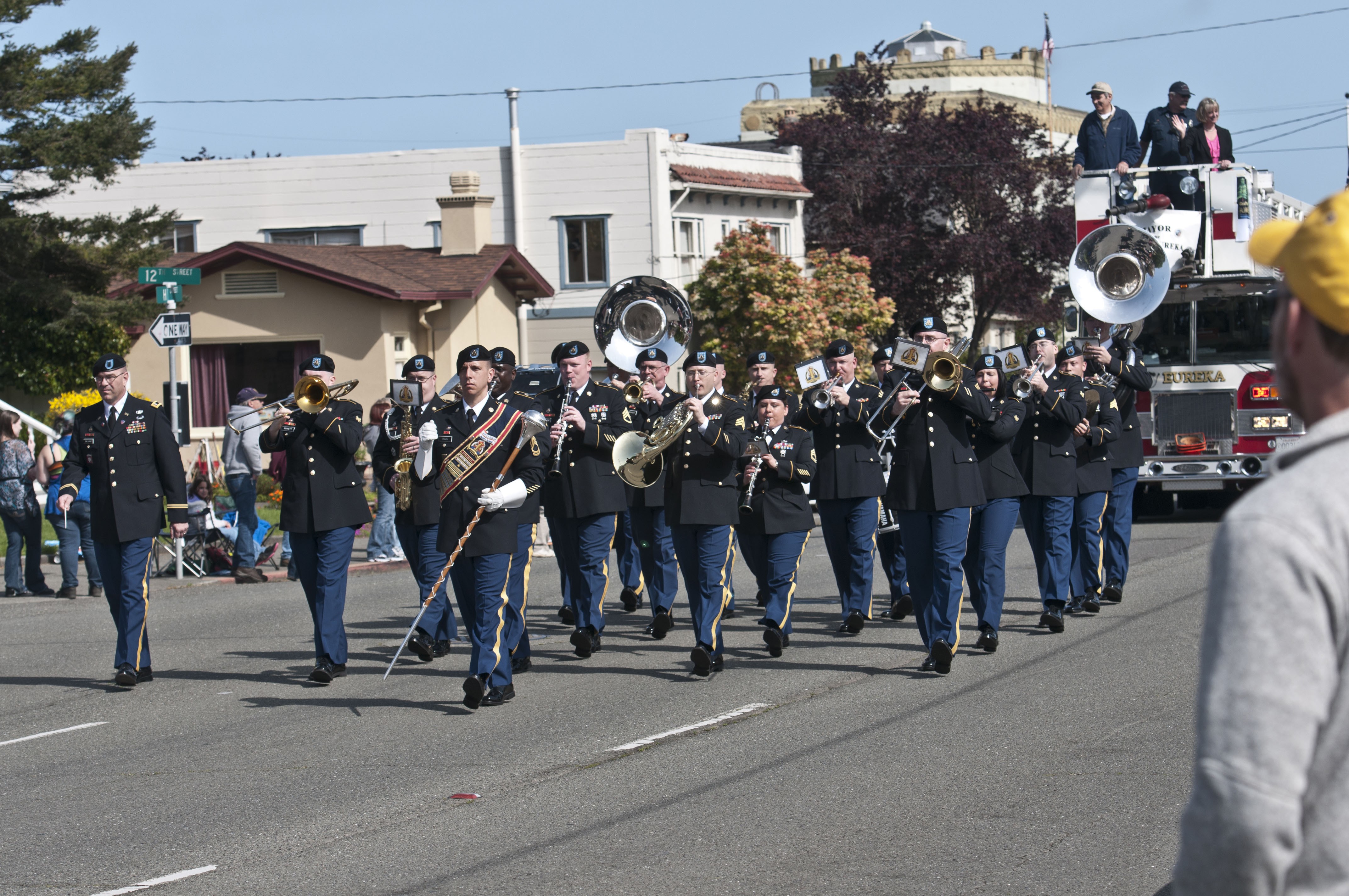 A welcoming presence: Bandsmen the face of the Army in small town ...