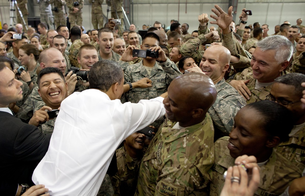 President Obama thanks service members in Afghanistan Article The