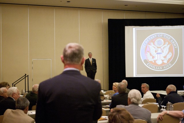 Army Secretary speaks at the annual 2012 Civilian Aides to the Secretary of the Army conference 