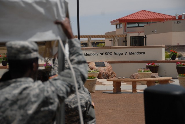 Memorial naming ceremony