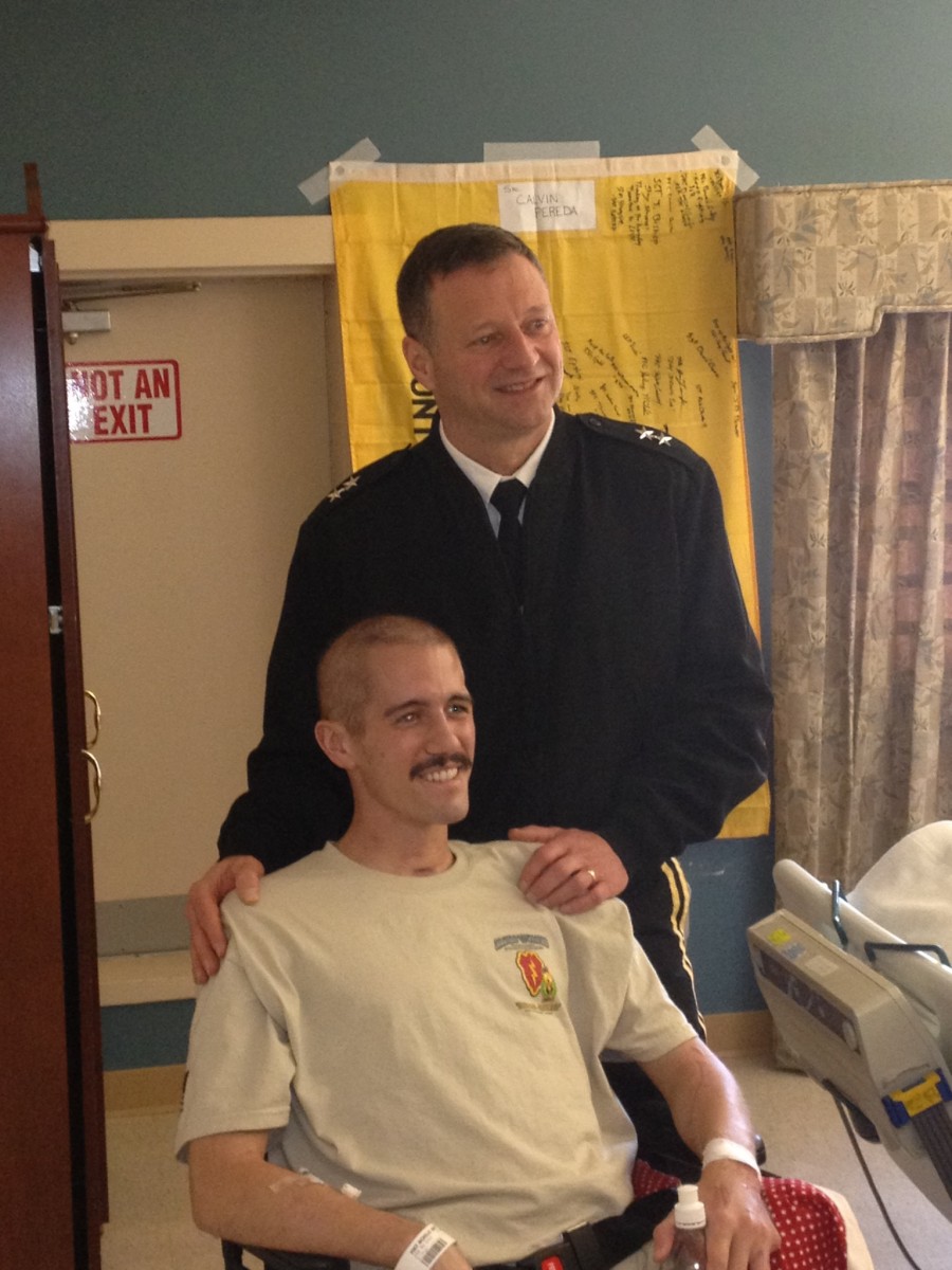 Soldier faces next stage of recovery after double amputation | Article