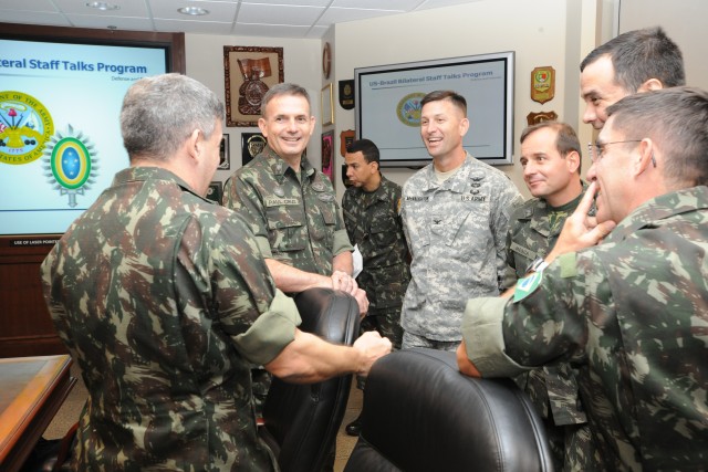 U.S. Army South concludes staff talks with Brazil