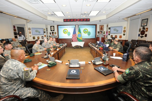 U.S. Army South concludes staff talks with Brazil
