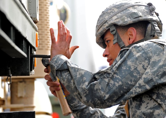 Army truckers get real-world training on Alaska highways