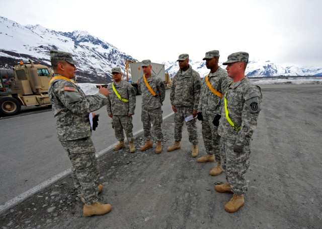 Army truckers get real-world training on Alaska highways