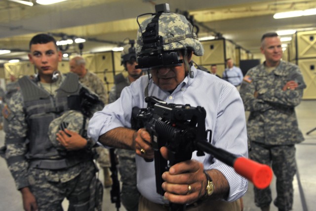 Panetta addresses troops on Fort Benning, Ga.