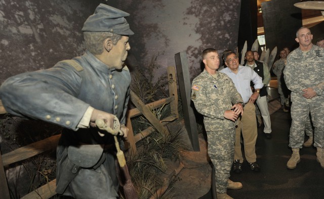 Panetta addresses troops on Fort Benning, Ga.