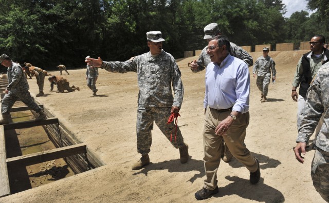 Panetta addresses troops on Fort Benning, Ga.