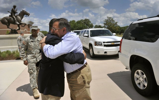 Panetta addresses troops on Fort Benning, Ga.