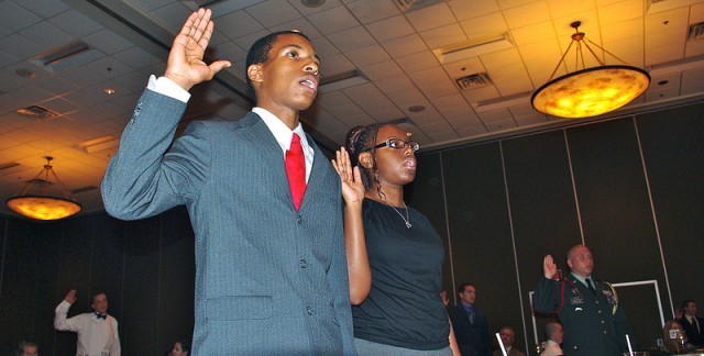 Future Soldiers attend banquet in their honor