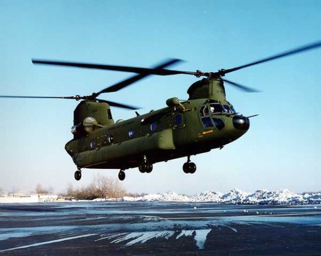 The Boeing CH-47 Chinook
