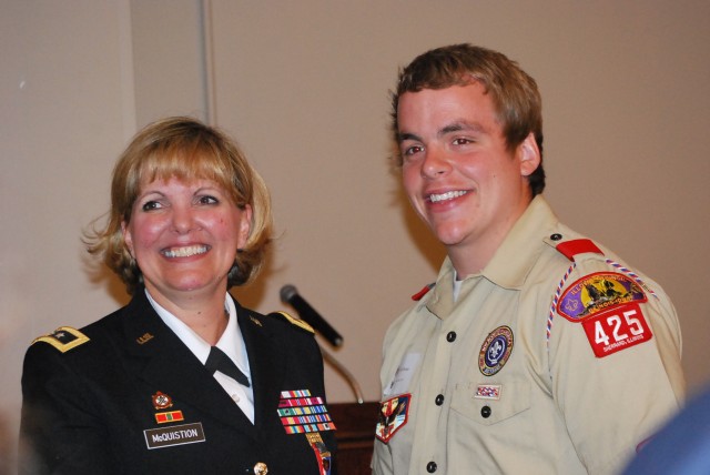 Eagle Scout recognition dinner