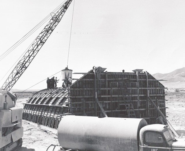 Tooele Army Depot constructs 902 igloos in 1942