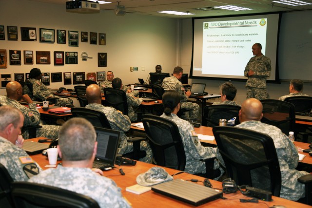 Warrant officer conference plans way ahead
