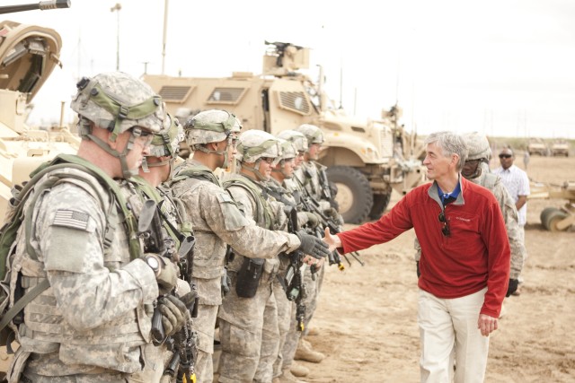 Army Secretary sees Network Integration Evaluation 12.2 up close