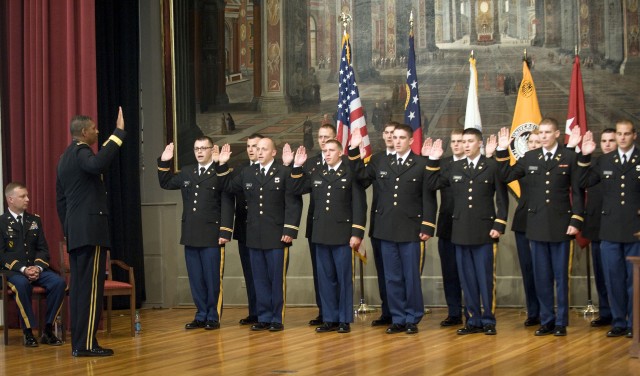 14 UGA Cadets swear into U.S. Army