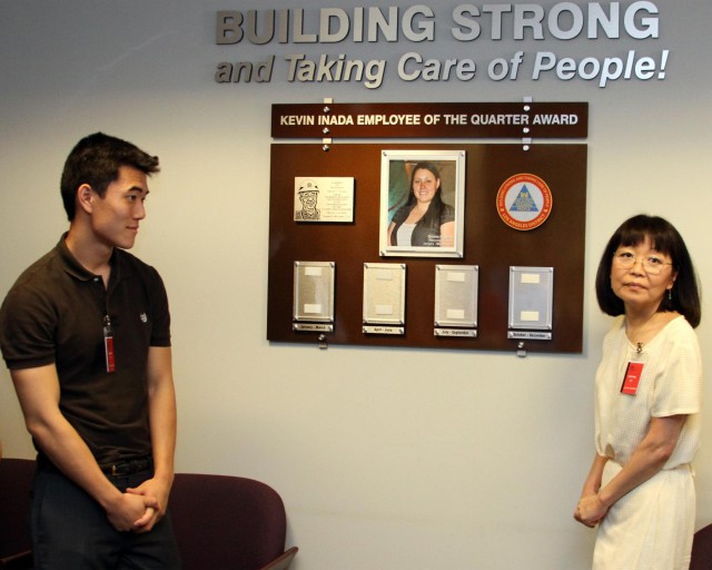 Inaugural award presented to District employee