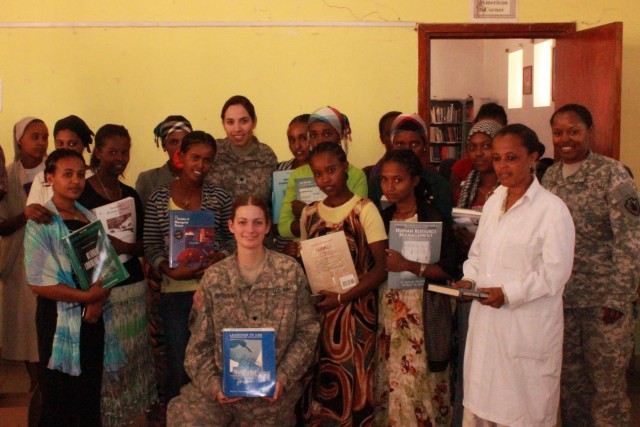 Texas National guardsmen participate in Ethiopian Women's Initiative programs