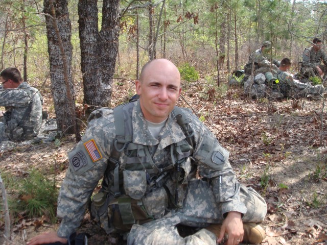 2nd Lt. Don Gomez at Infantry Basic Officer Leadership Course (IBOLC)