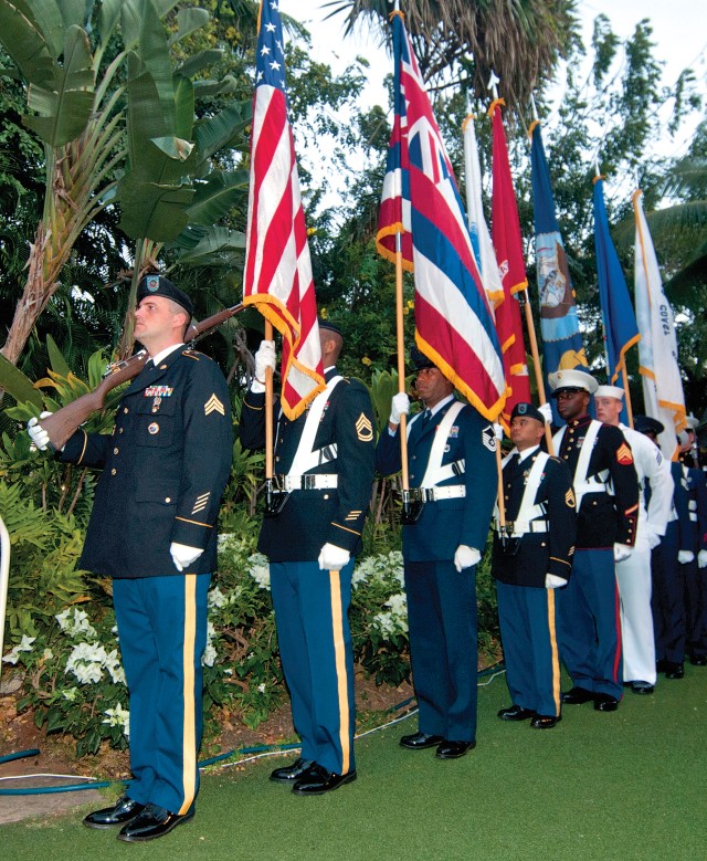 Joint service color guard