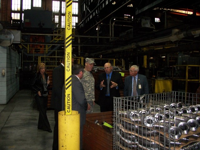 Site tour of Scranton Army Ammunitions Plant