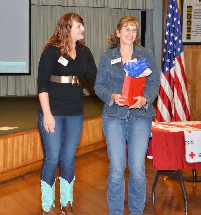 Red Cross Volunteers recognized for their service at Fort Hood, CRDAMC