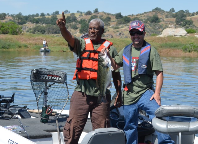 Corps pays tribute to veterans with day of fishing