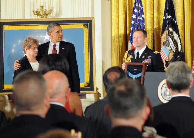 President gives Medal of Honor to Vietnam hero's widow