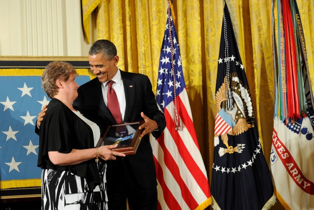 White House Medal of Honor ceremony for Specialist 4 Leslie H. Sabo Jr.
