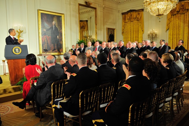 White House Medal of Honor ceremony for Specialist 4 Leslie H. Sabo Jr.