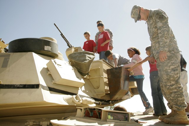 Soldiers sponsor field day