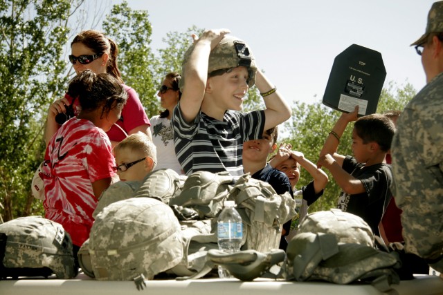 Soldiers sponsor field day