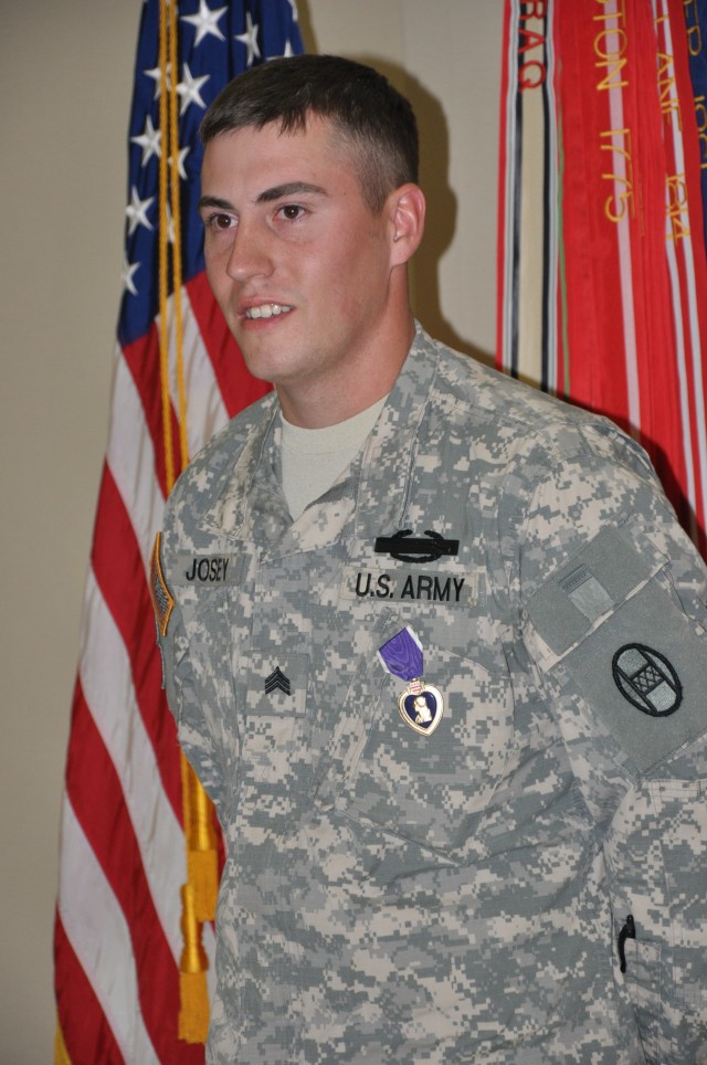North Carolina Soldier receives Purple Heart at FORSCOM