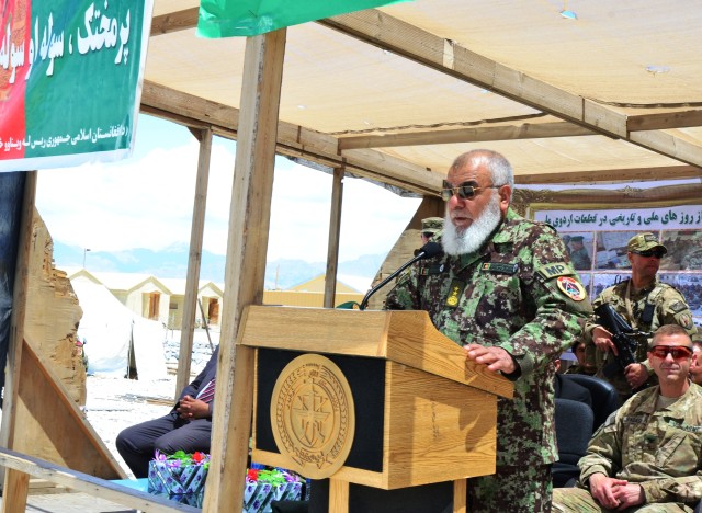Brig. Gen. Shahbudeen takes Command in Parwan
