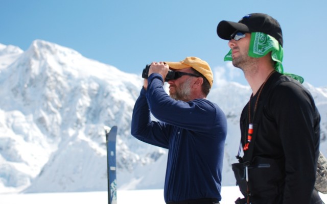 Army team climbing Mount McKinley