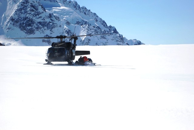 Army team climbing Mount McKinley