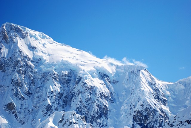 Army team climbing Mount McKinley