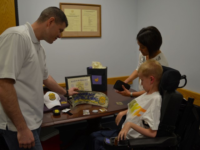 Joint Base Lewis-McChord, Criminal Investigation Division grants child's wish