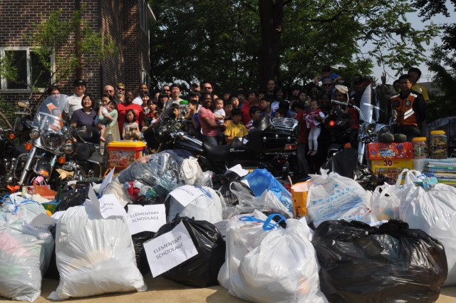 SAHS students deliver donations to orphanage in style with the Road Dragons