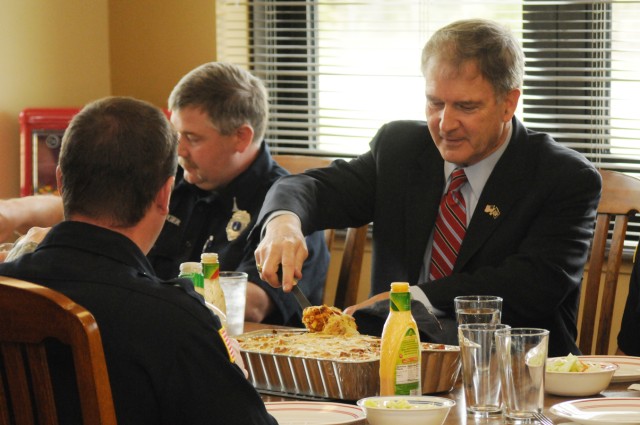 Congressman Bill Owens visits Fort Drum