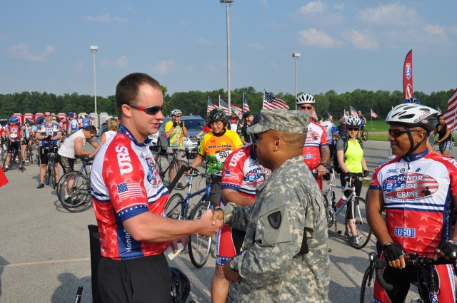 Crane Army Employees Participate in Ride 2 Recovery Event