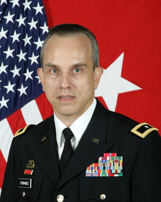 Brig. Gen. Fernando Fern&aacute;ndez, Commanding General 1st MSC, US Army Reserve-Puerto Rico