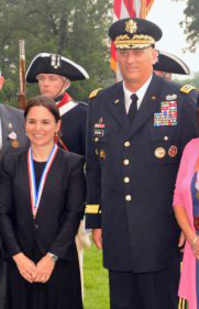 Lynn with Gen. Odierno