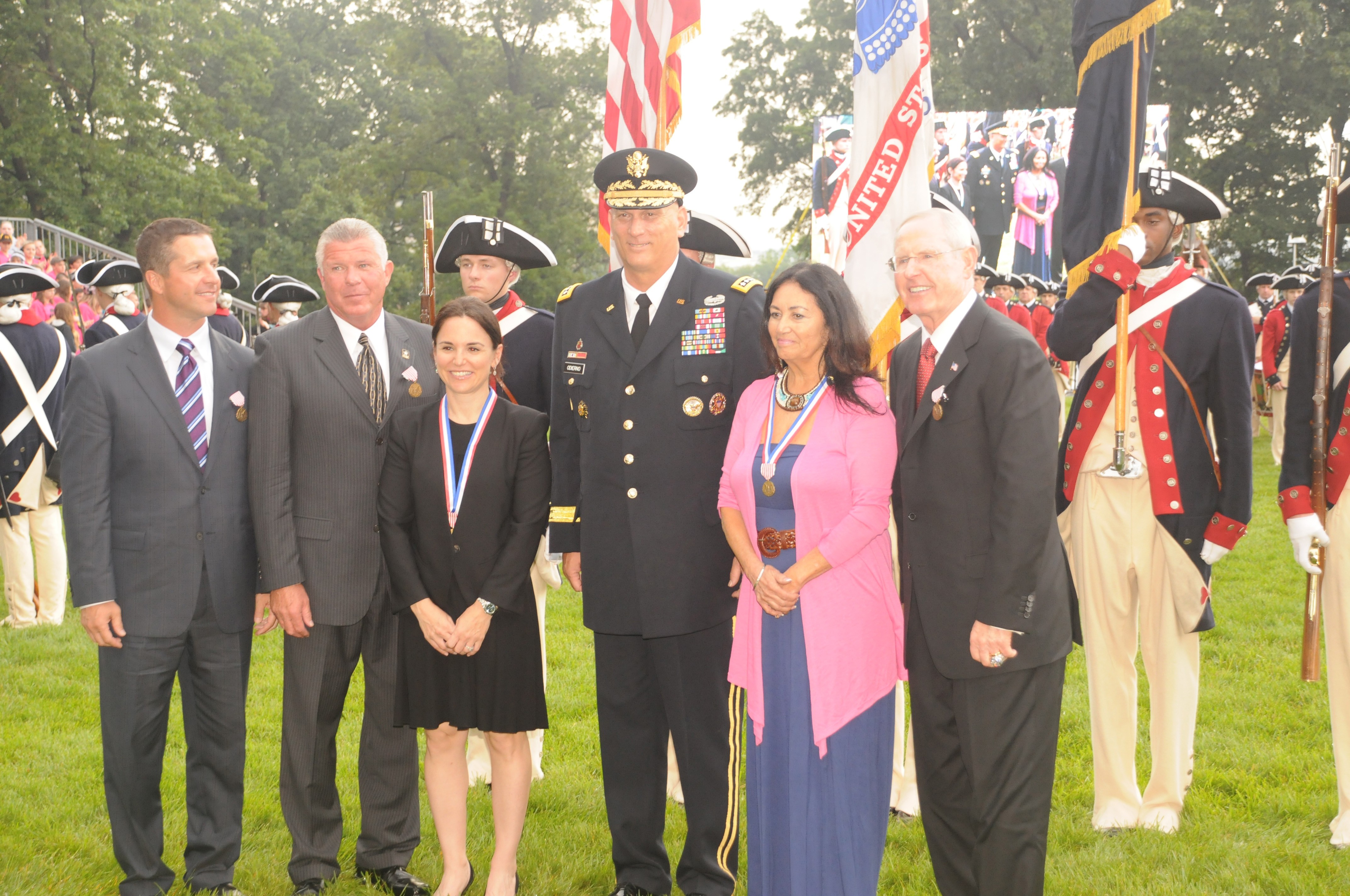 John Harbaugh and Baltimore Ravens Honor Military Service