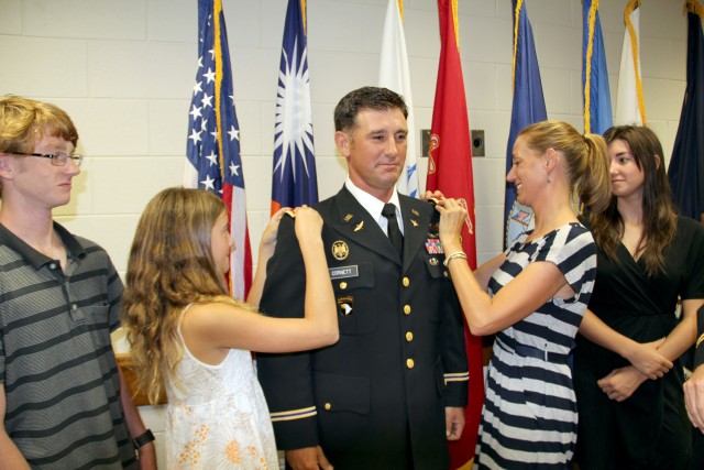 Travis Cornett promoted to lieutenant colonel