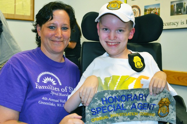 Joint Base Lewis-McChord, Criminal Investigation Division grants a child's wish