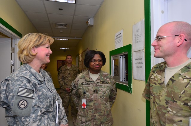 Sustainment Command team tours the DFIP