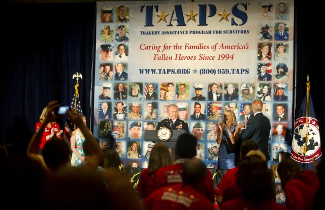 Dempseys, Bidens honor survivors at TAPS National Military Survivor Seminar and Good Grief Camp
