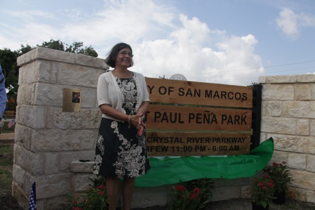 CPT Paul Pena Park dedication