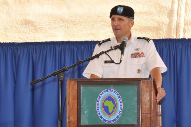 Baker assumes command of Combined Joint Task Force - Horn of Africa